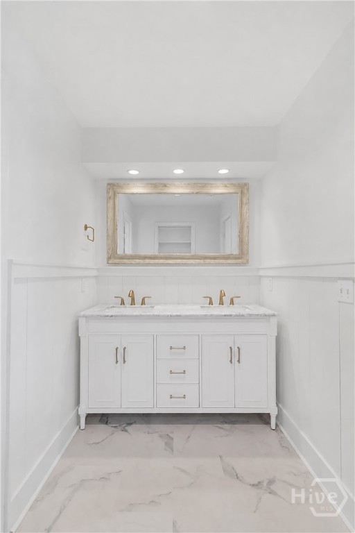Primary Bathroom- Virtually Enhanced