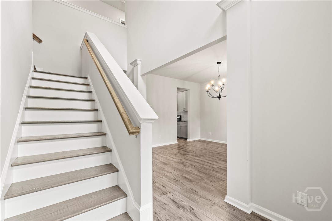2 story grand foyer into dining room...