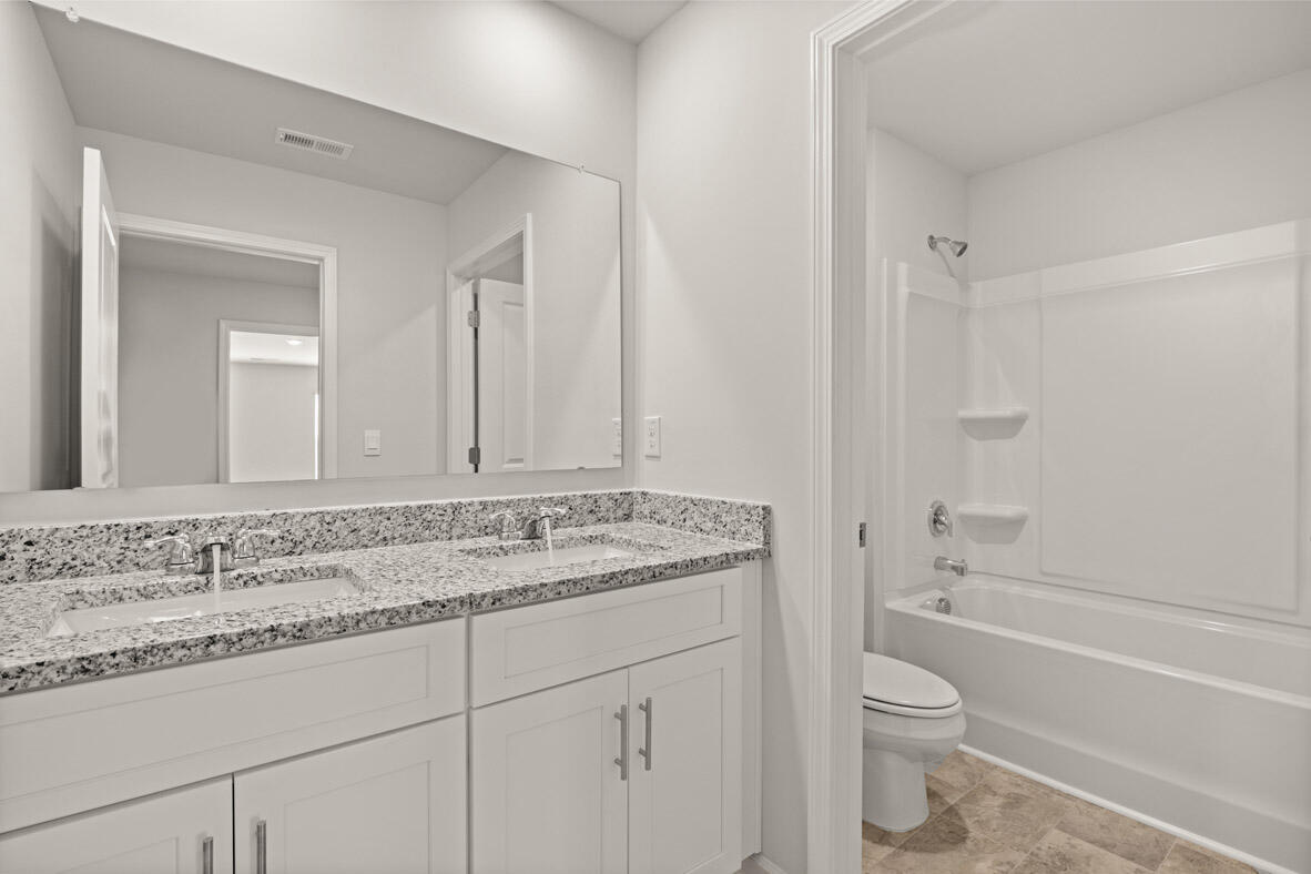 Second level shared bathroom