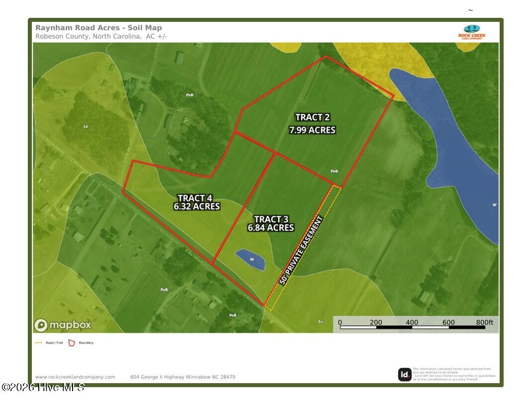 Tract 4 E Raynham Road, Fairmont, NC, 28340