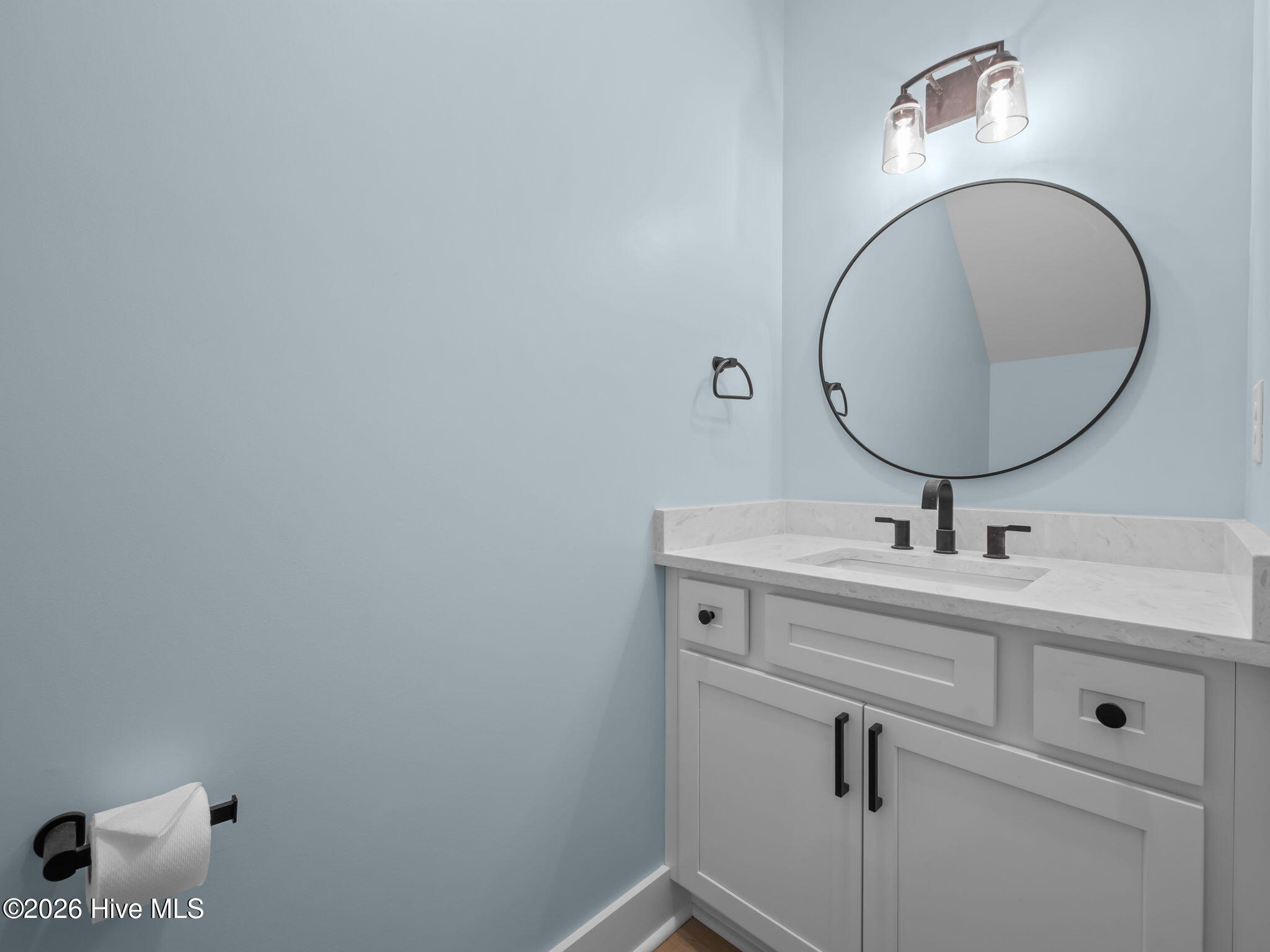 main level half bath
