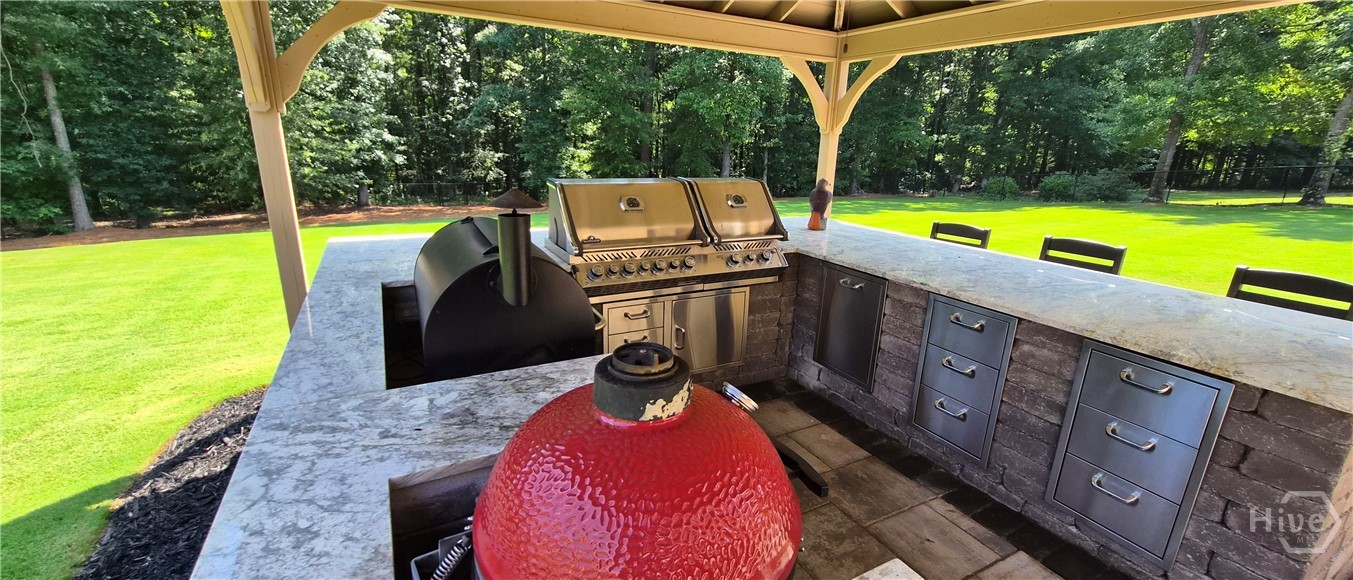 Gazebo Grilling Area