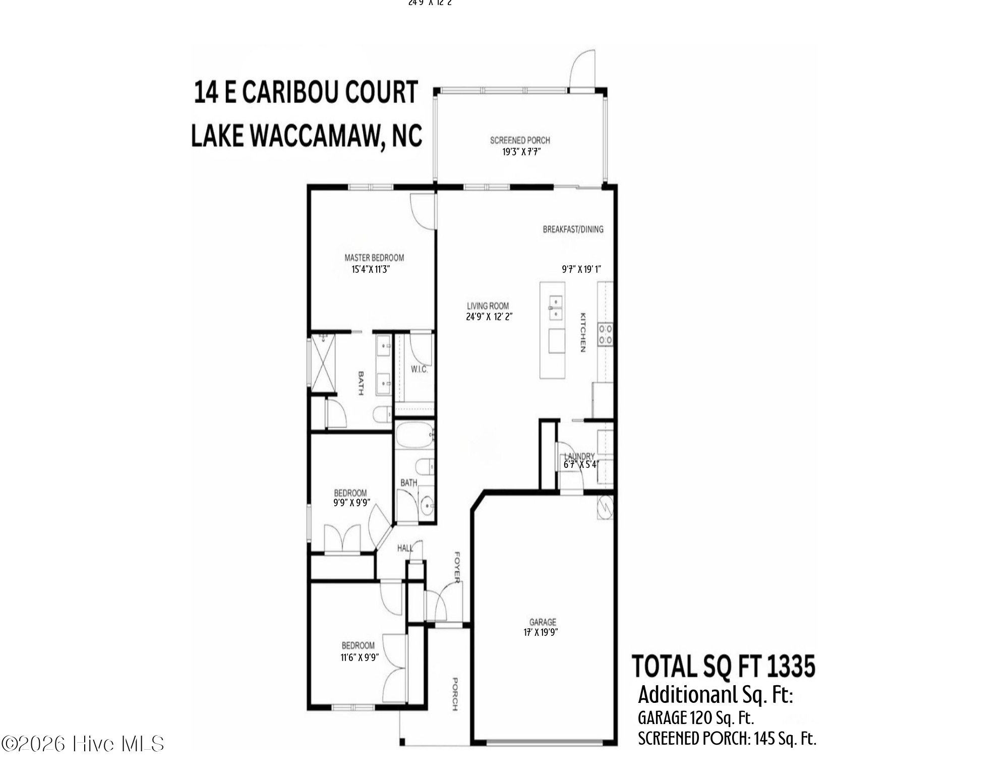 Exterior photo of 14 E Caribou Court, Lake Waccamaw, NC 28450. MLS: 100602914