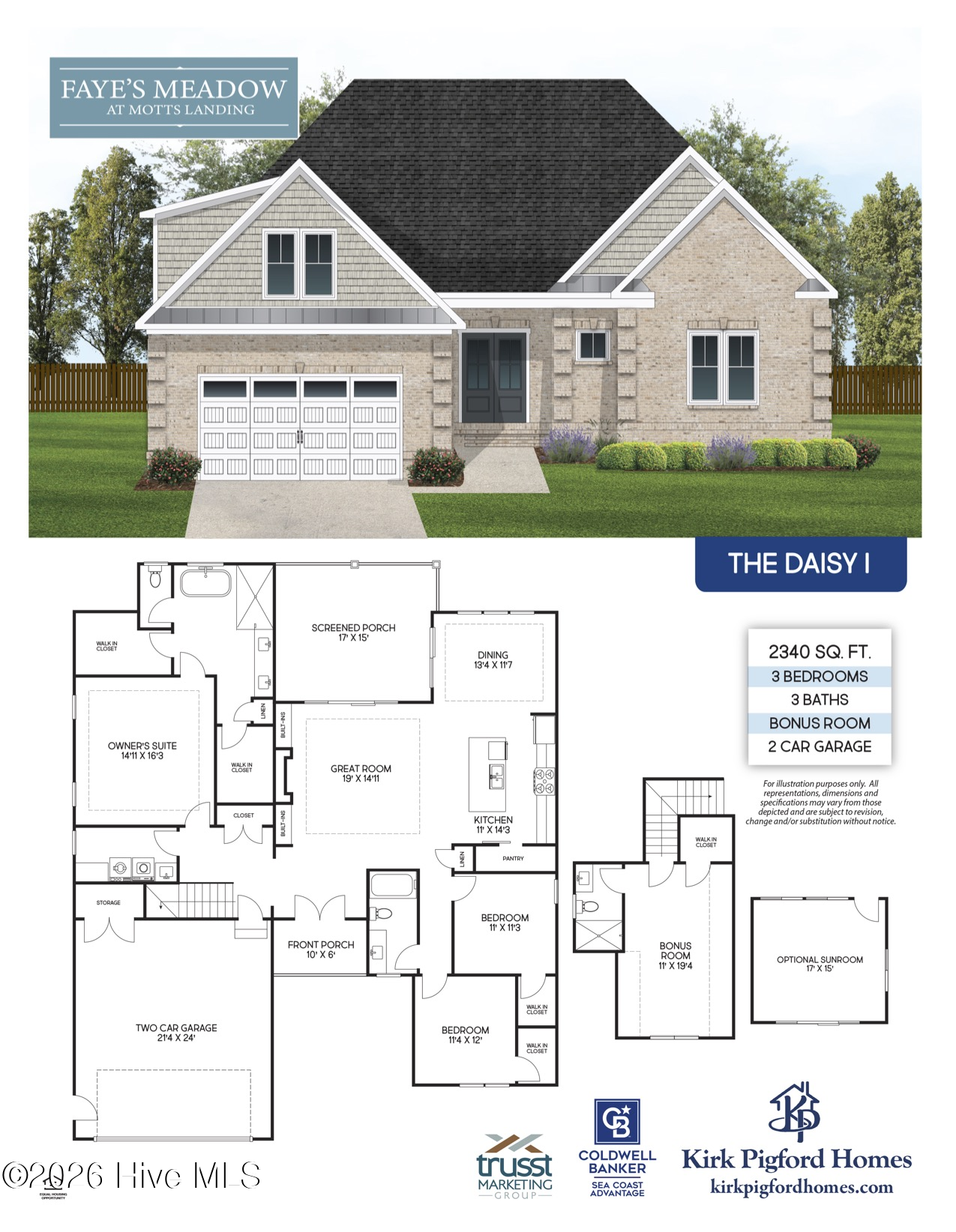 Exterior photo of 5515 Fayes Meadow Court (Lot 4), Wilmington, NC 28412. MLS: 100593030
