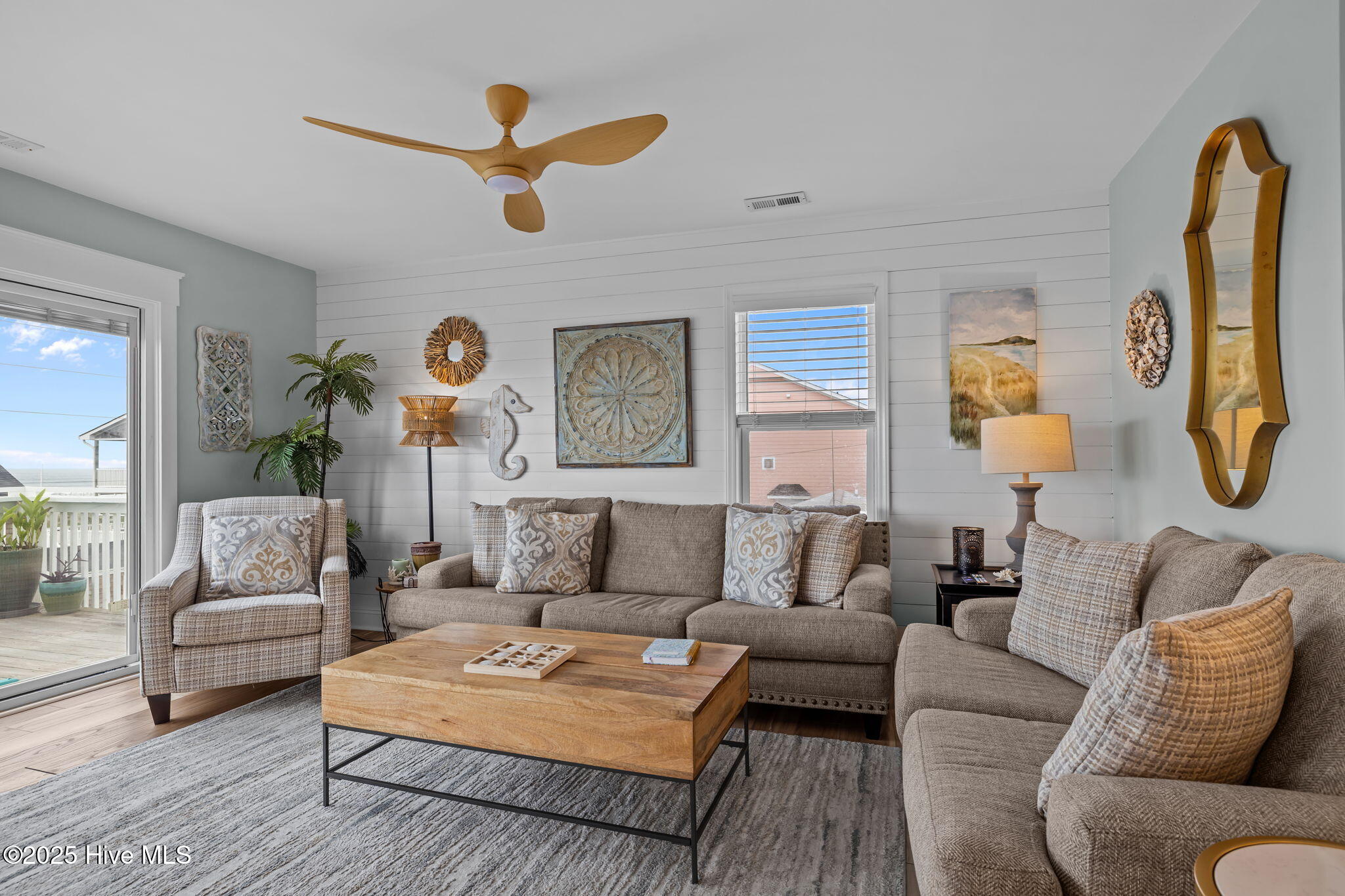 Living Room with Ocean Views