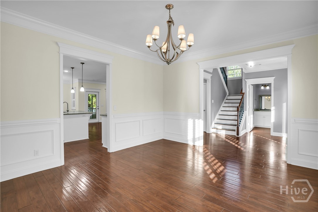 Room shown with the actual new paint color. Shade