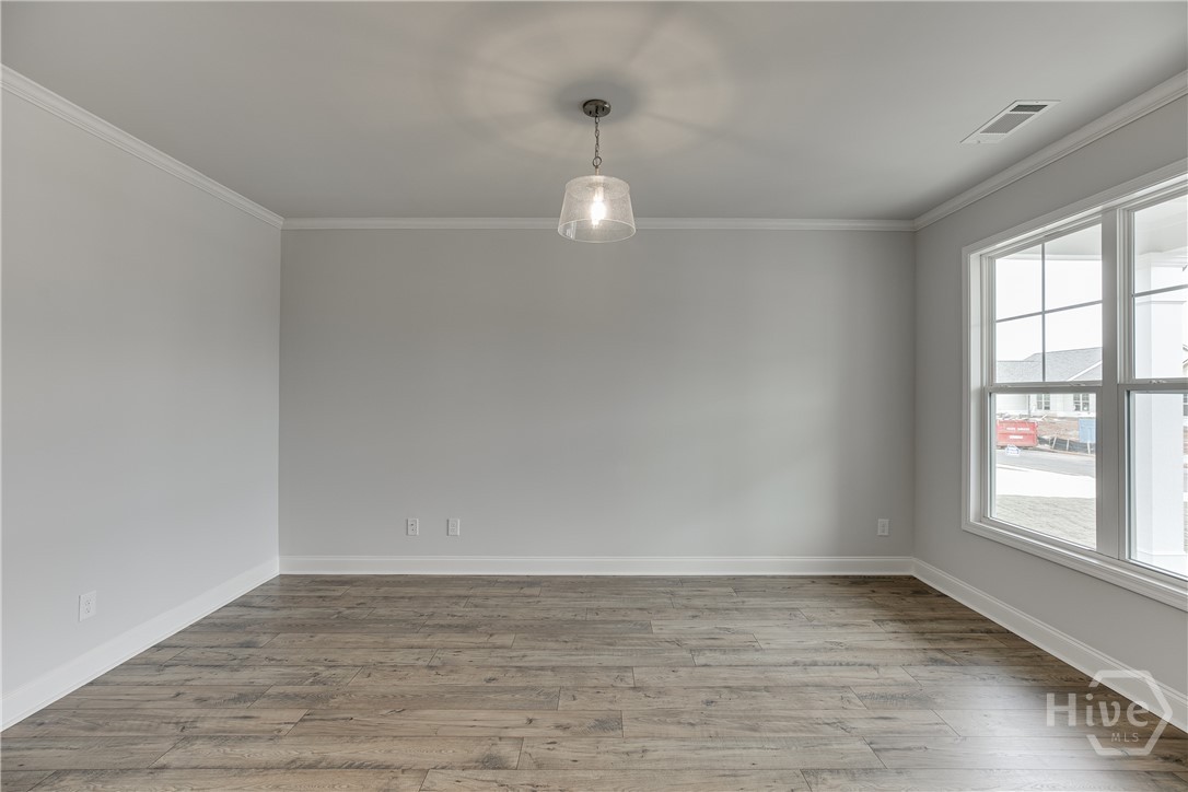 Flex room is ideal for home office, man cave, craf