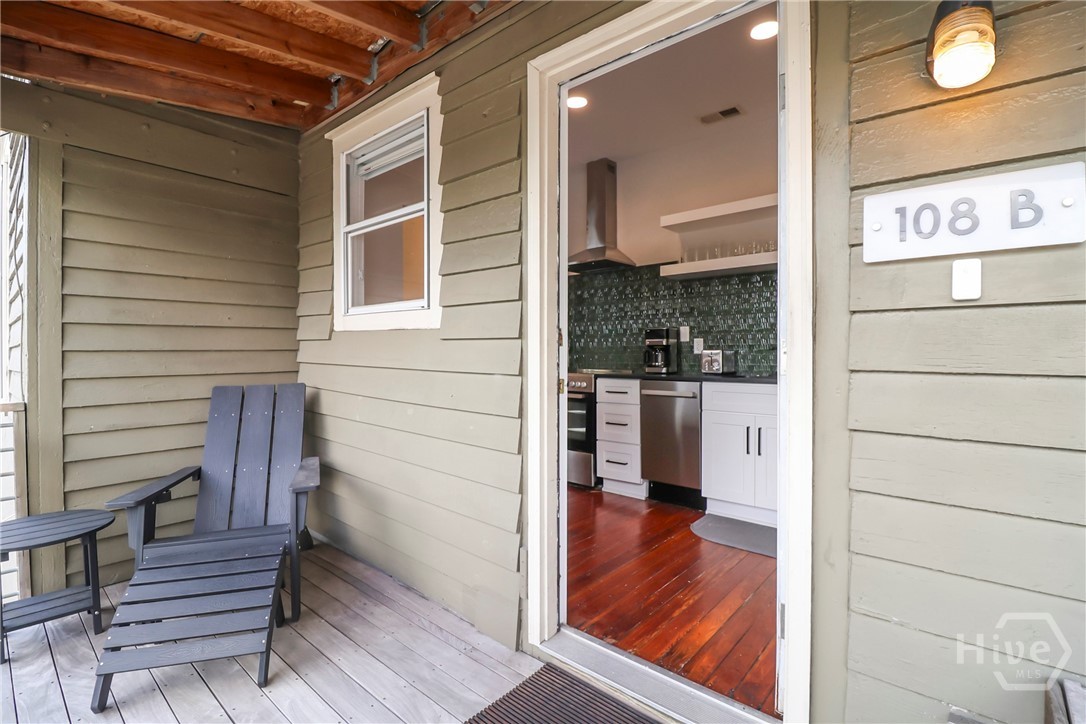 *Entrance from back door*