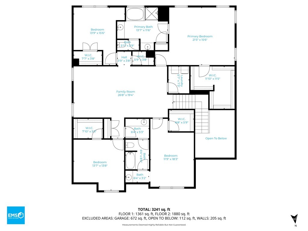 Second floor layout