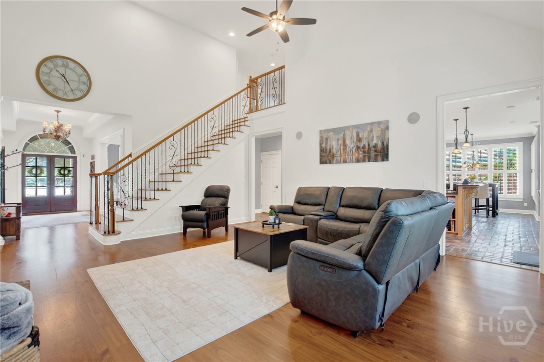 Expansive living room