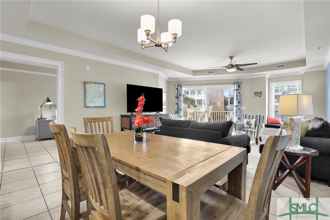 Dining Area open to Kitchen & Living Room