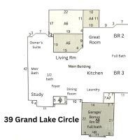 This floorplan was designed by the owner to accomm