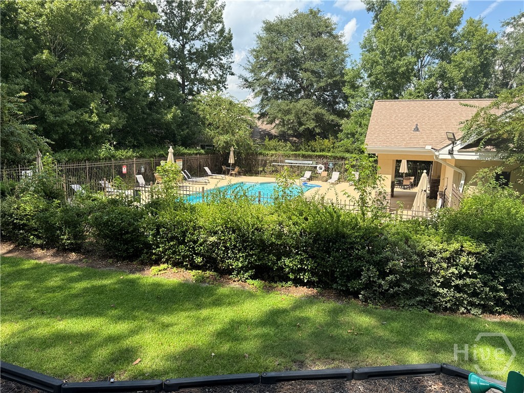 Pool is refreshing in the summer and fall.