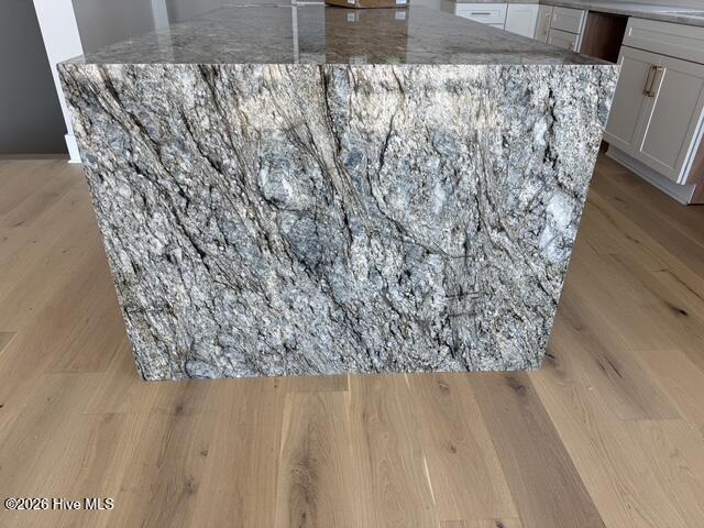 Fantasy Brown Double Sided Finish With Waterfall Edge On Island