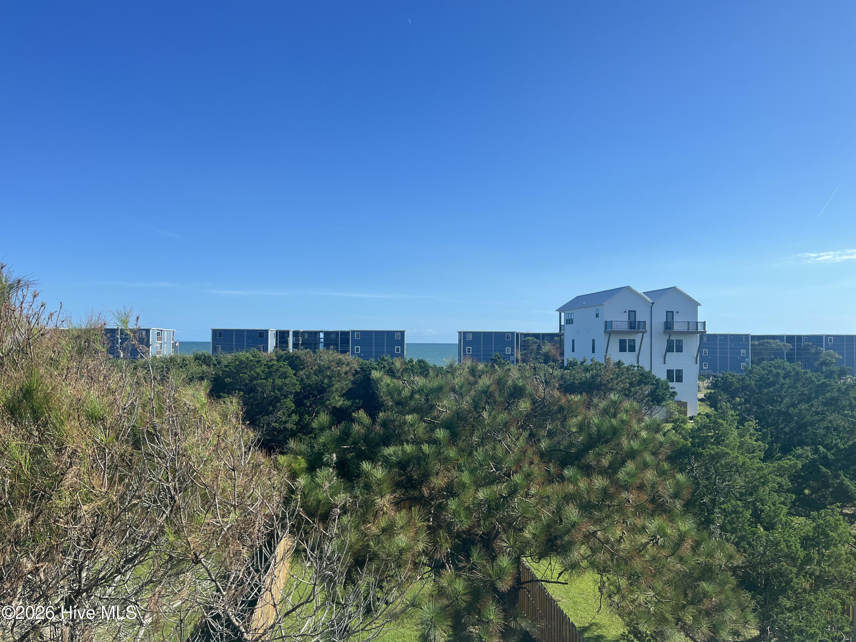 View from main floor bedroom balcony