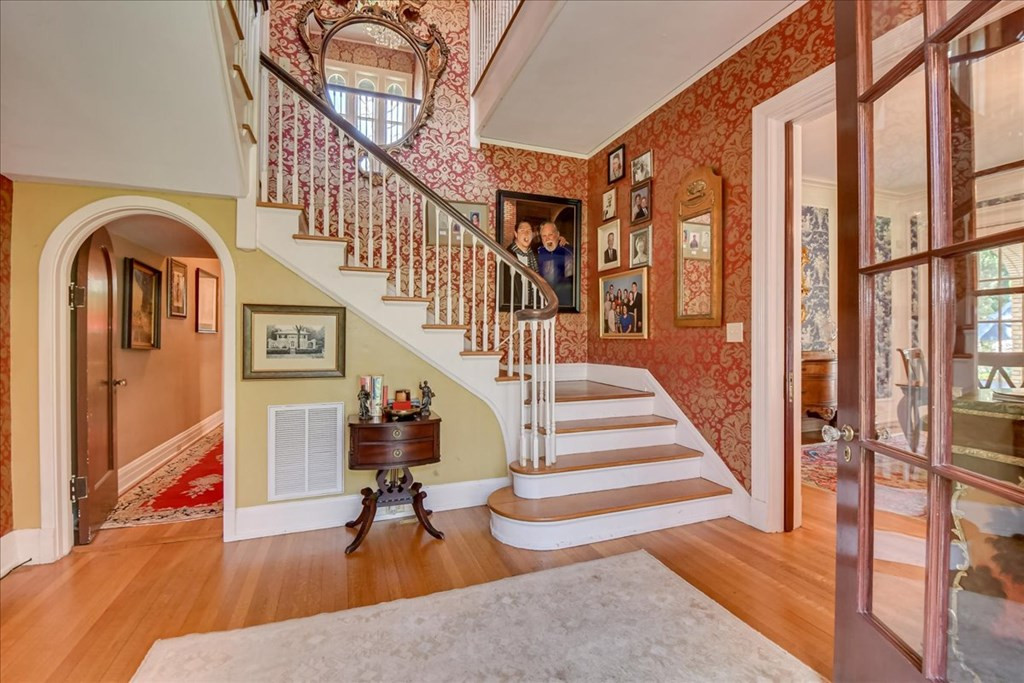 Gracious foyer with grand staircase