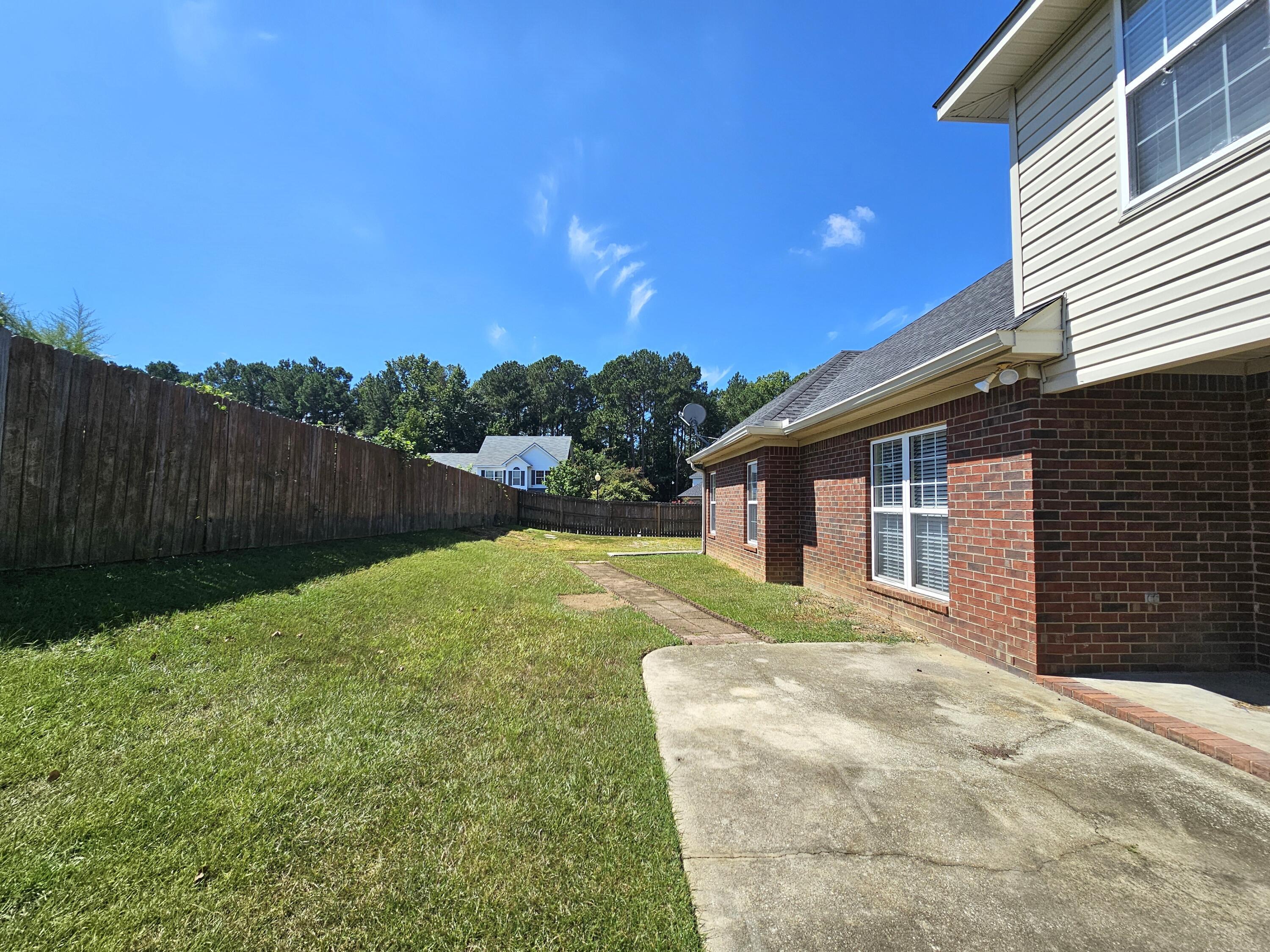 Privacy Fenced Backyard