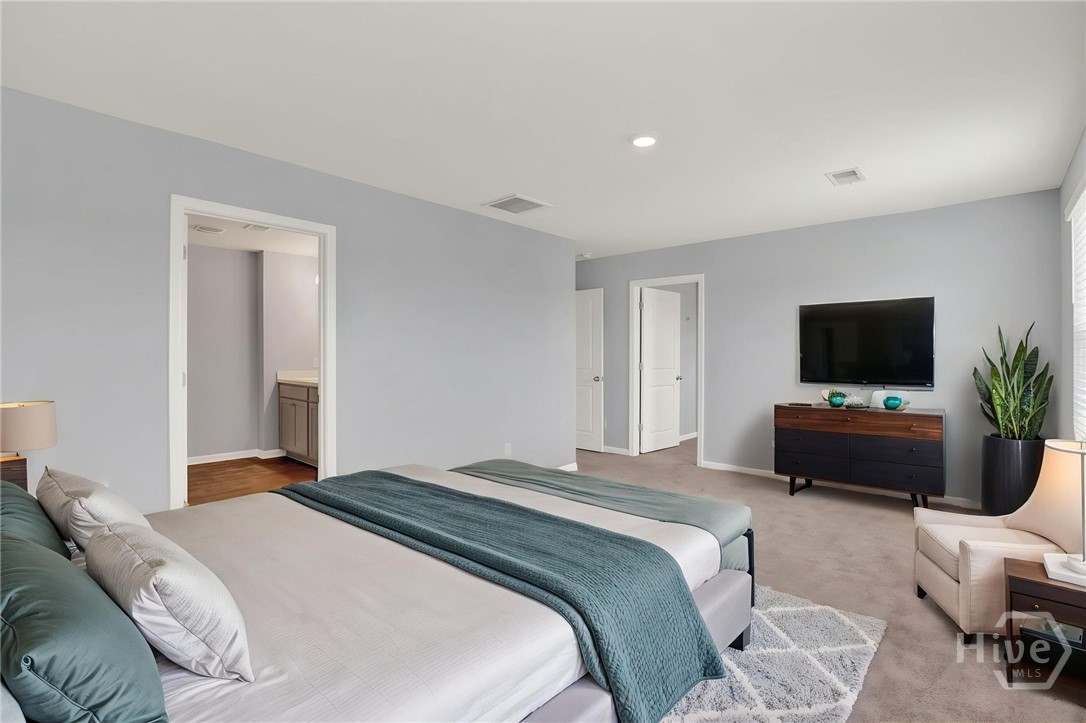Primary Suite Virtually Staged