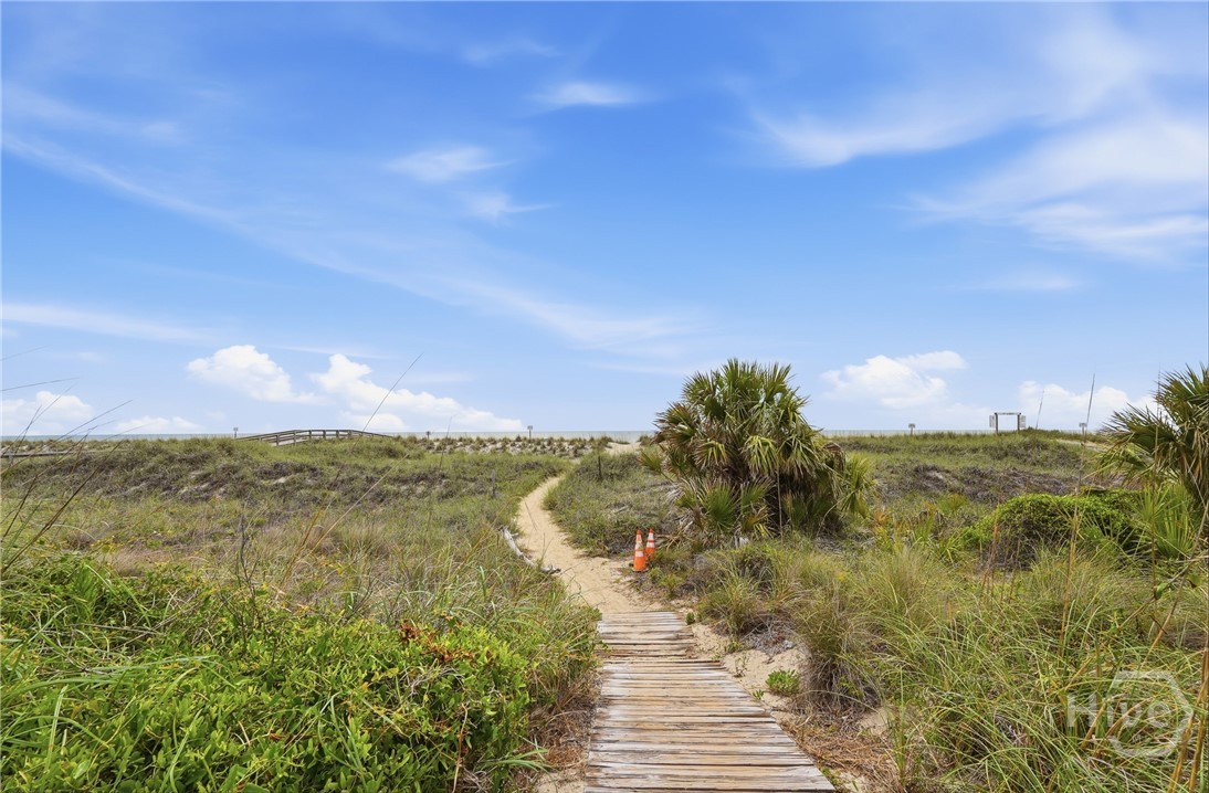 Private beach access
