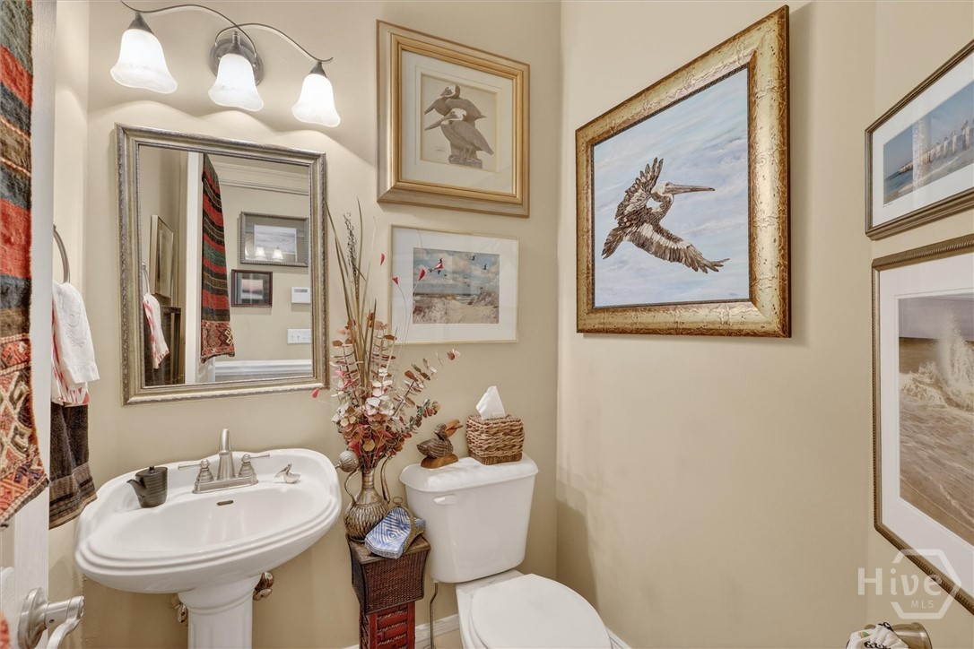 Half Bath off kitchen