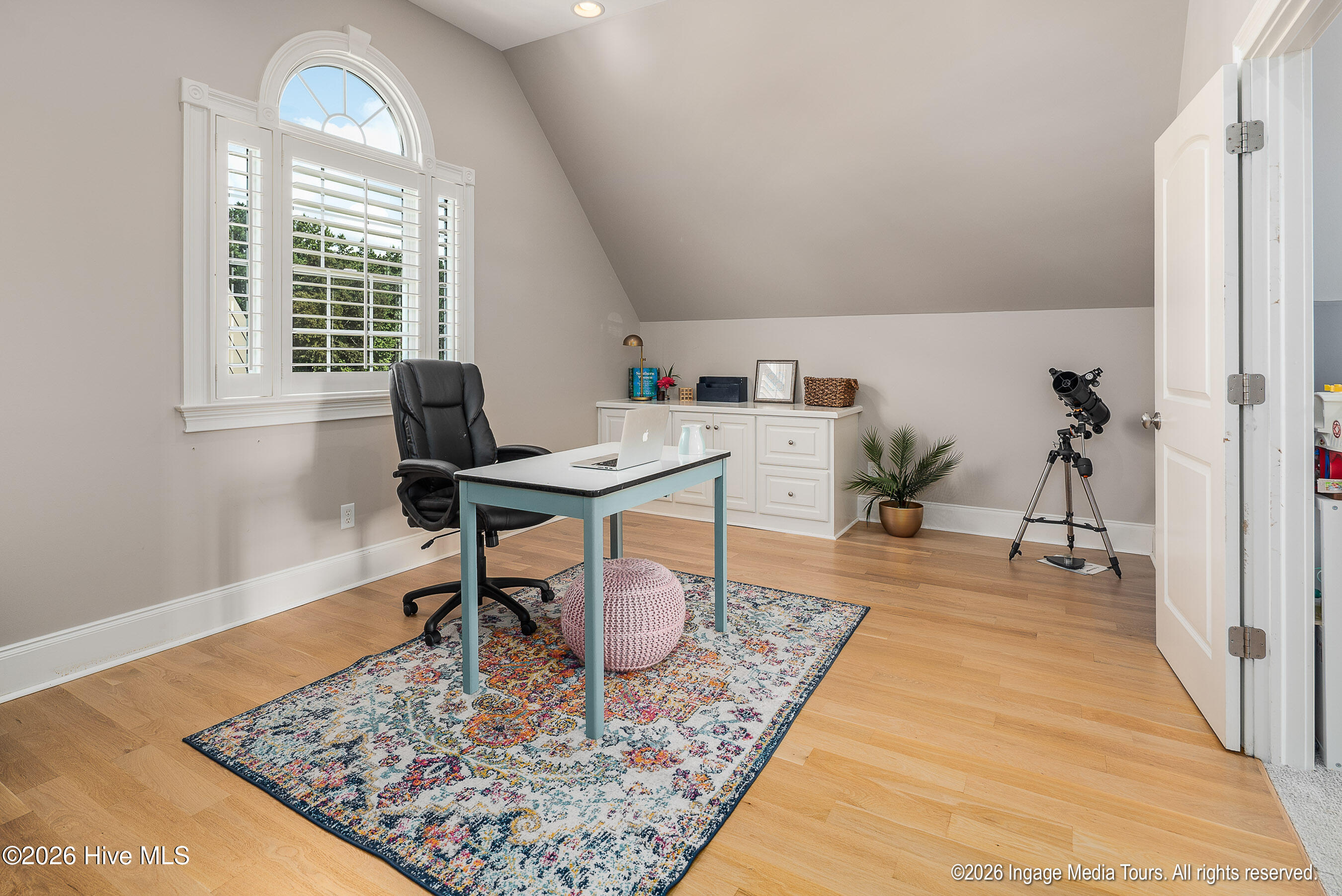 Currently functioning as an office this room has potential for so many uses.