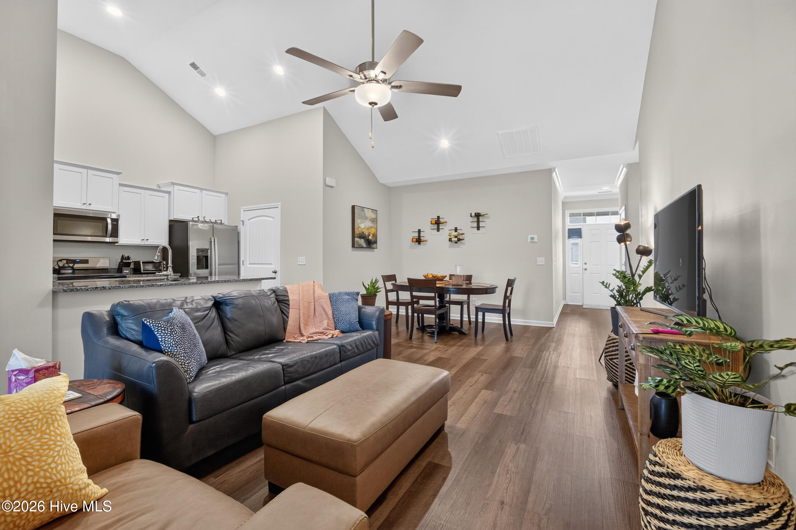 Living rm view- lvt flooring