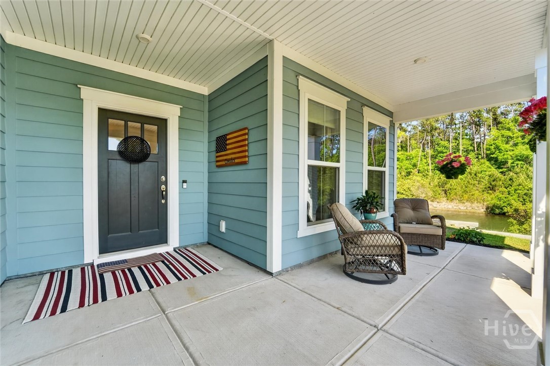 Nice Covered Front Porch