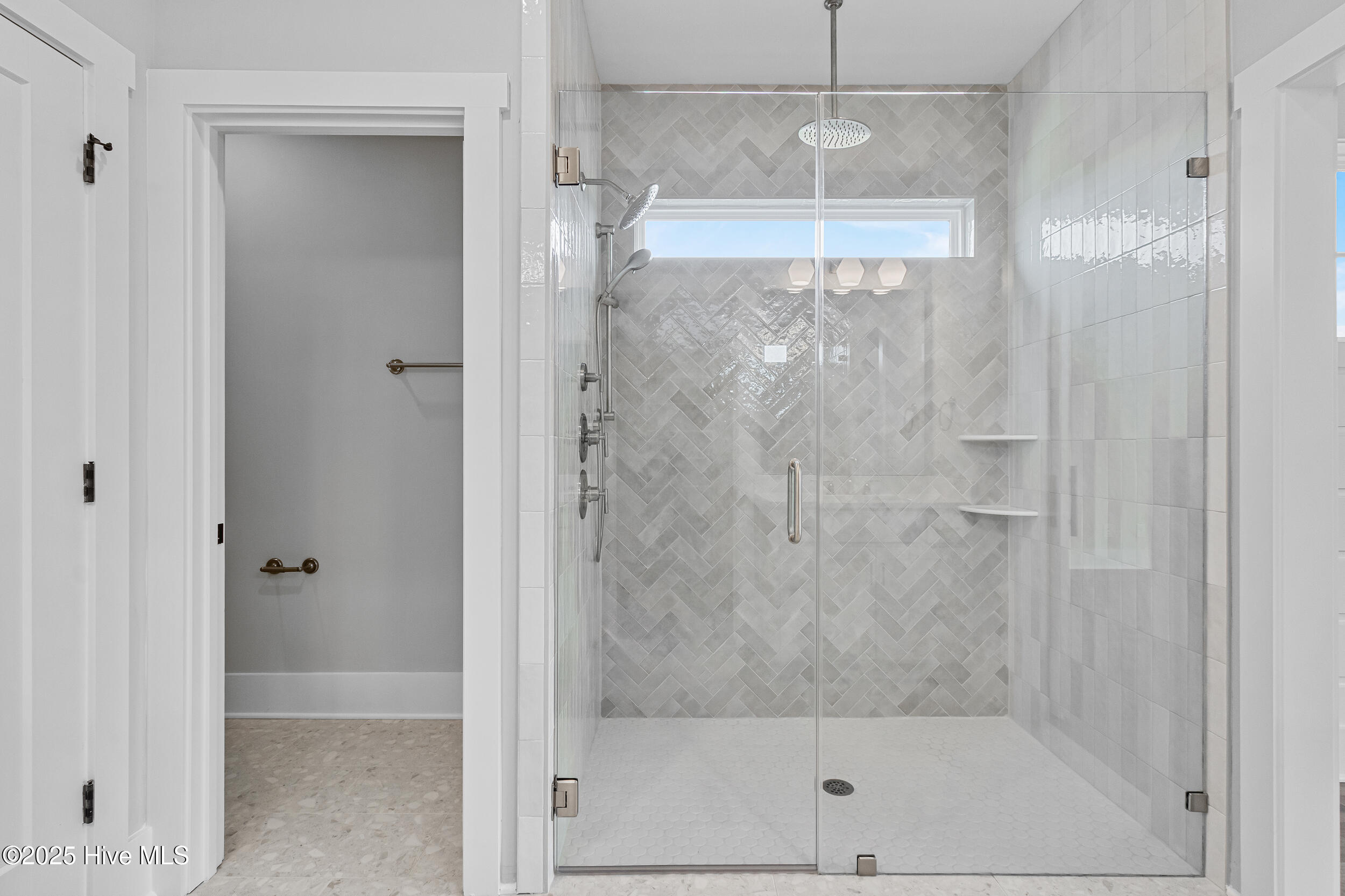Primary bathroom with standup shower