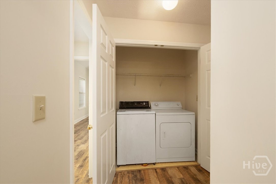 LAUNDRY CLOSET OFF OF KITCHEN