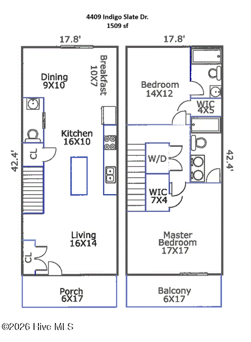 Townhouse For Sale - 4409 Indigo Slate Way<br/> Wilmington, NC 28412