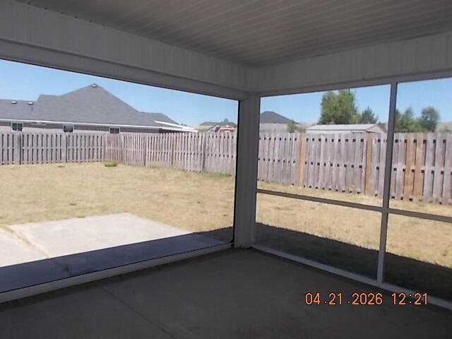Rear Patio
