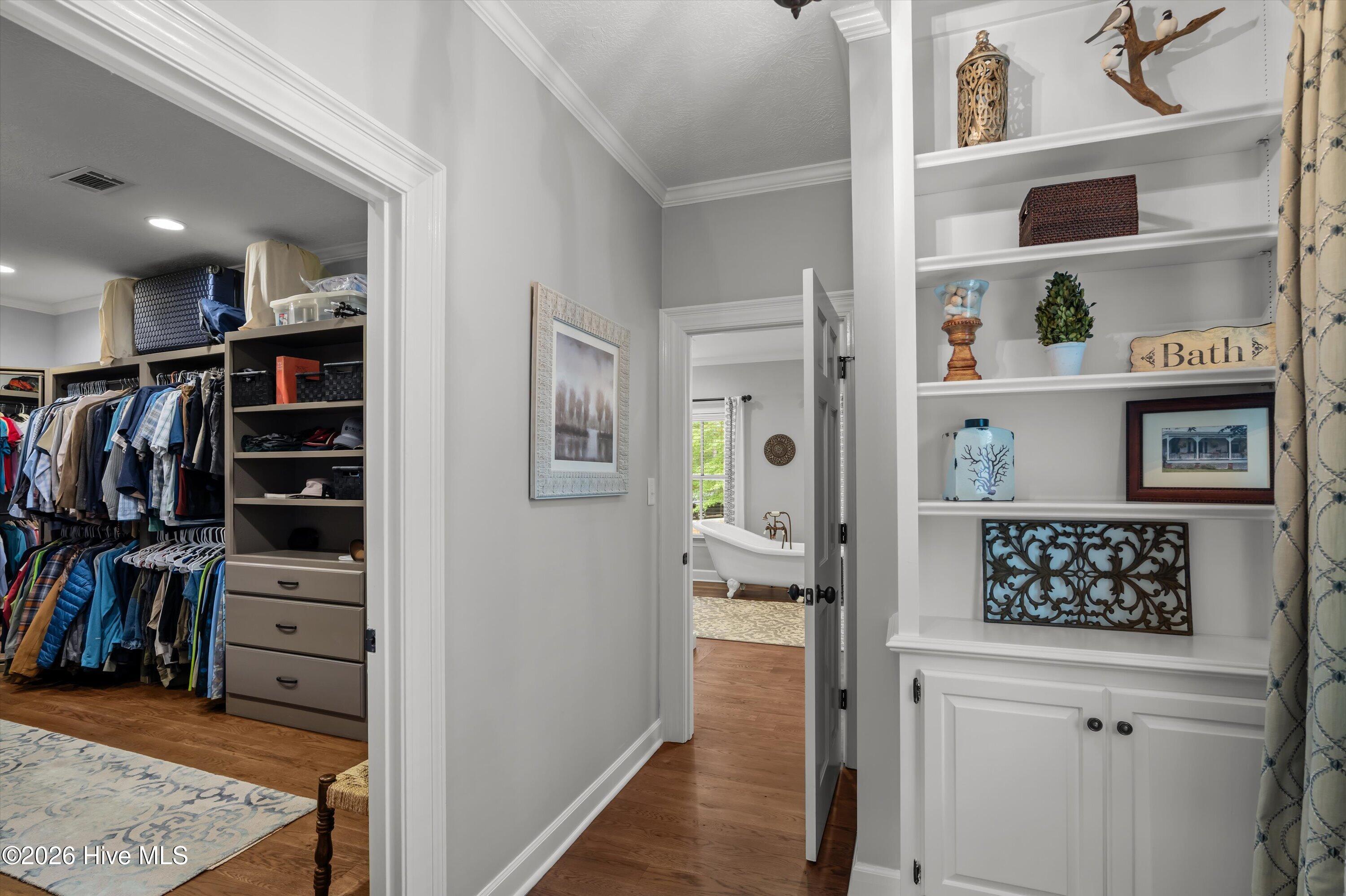 Built-ins and custom closet