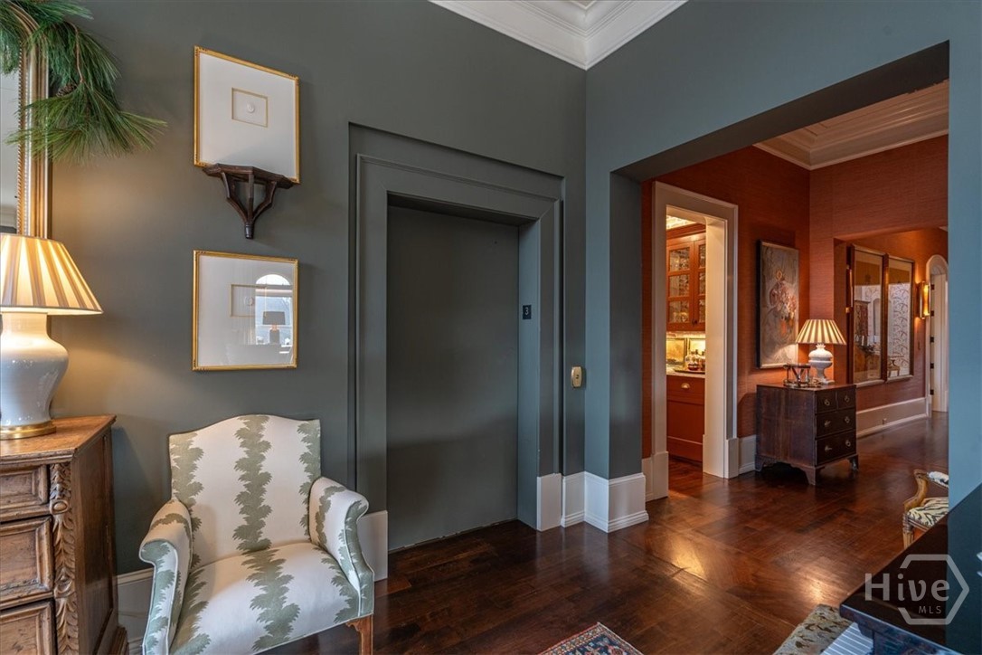 Elevator opens directly into Penthouse from Lobby