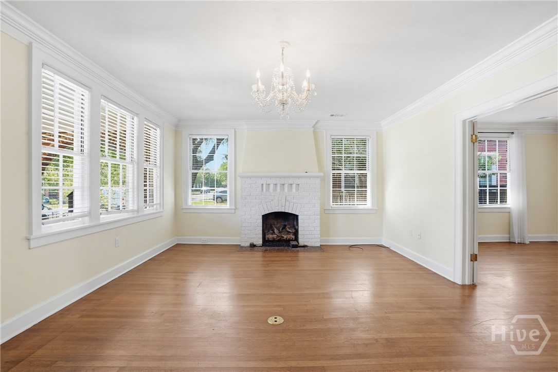 Living Room with Gas Fireplace