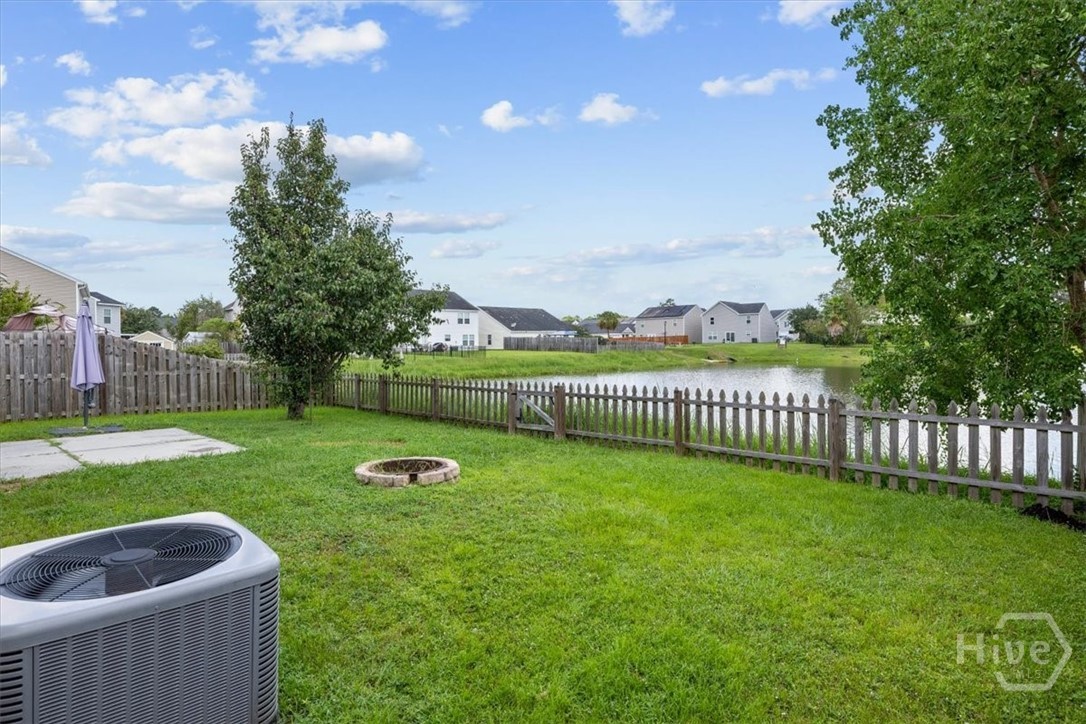 Backyard, lake view