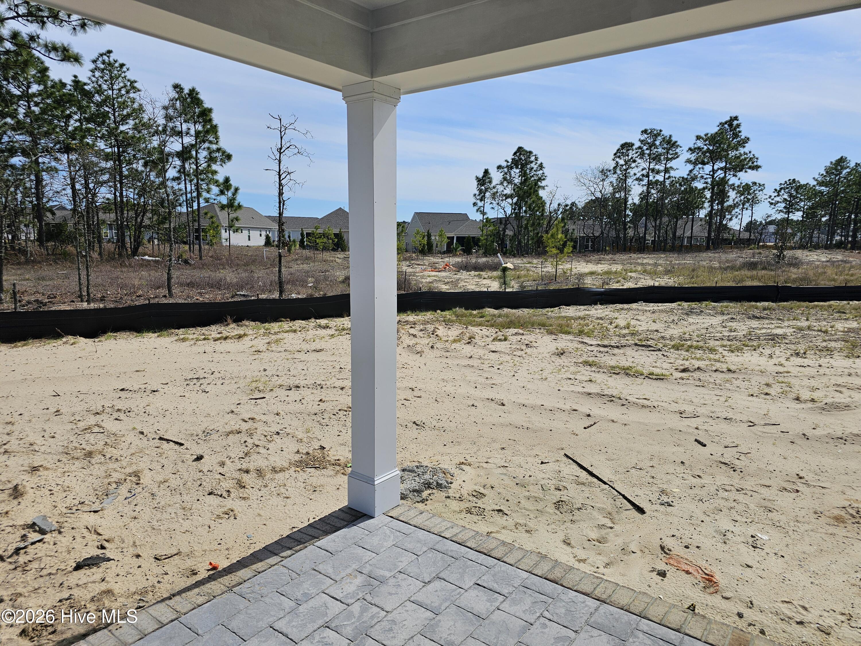 Covered Porch and Yard