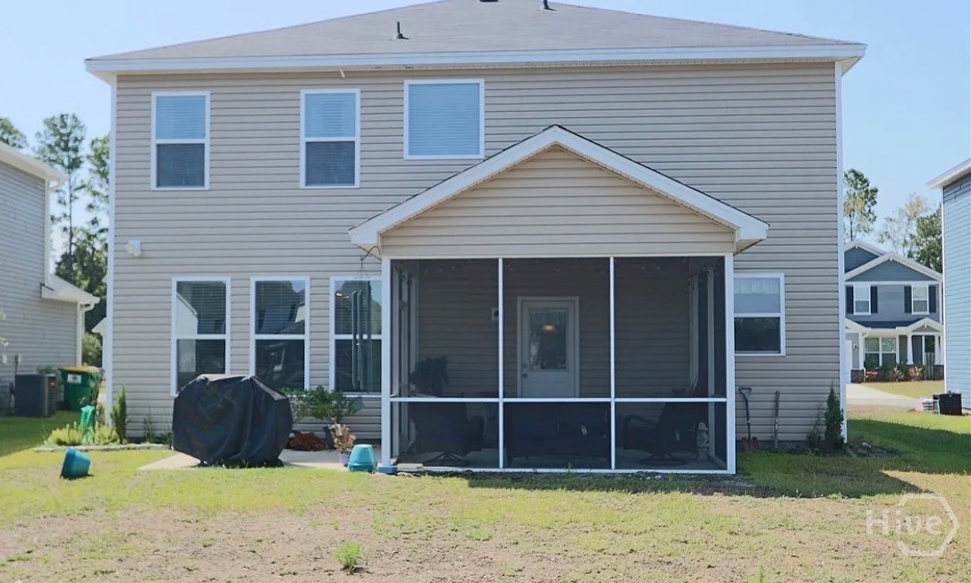 Back Covered Porch.