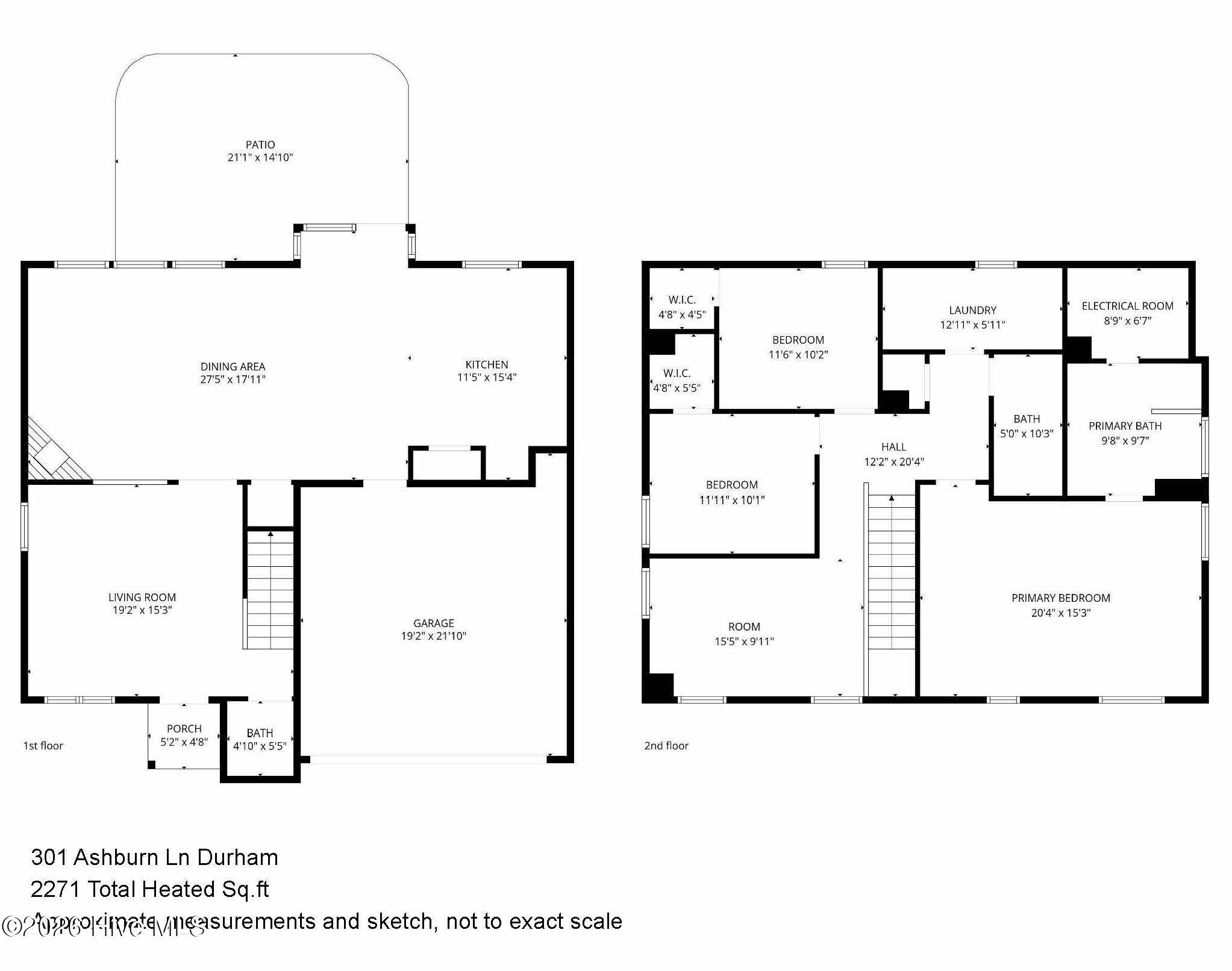 Homes For Sale - 301 Ashburn Lane<br/> Durham County, Durham, NC 27703