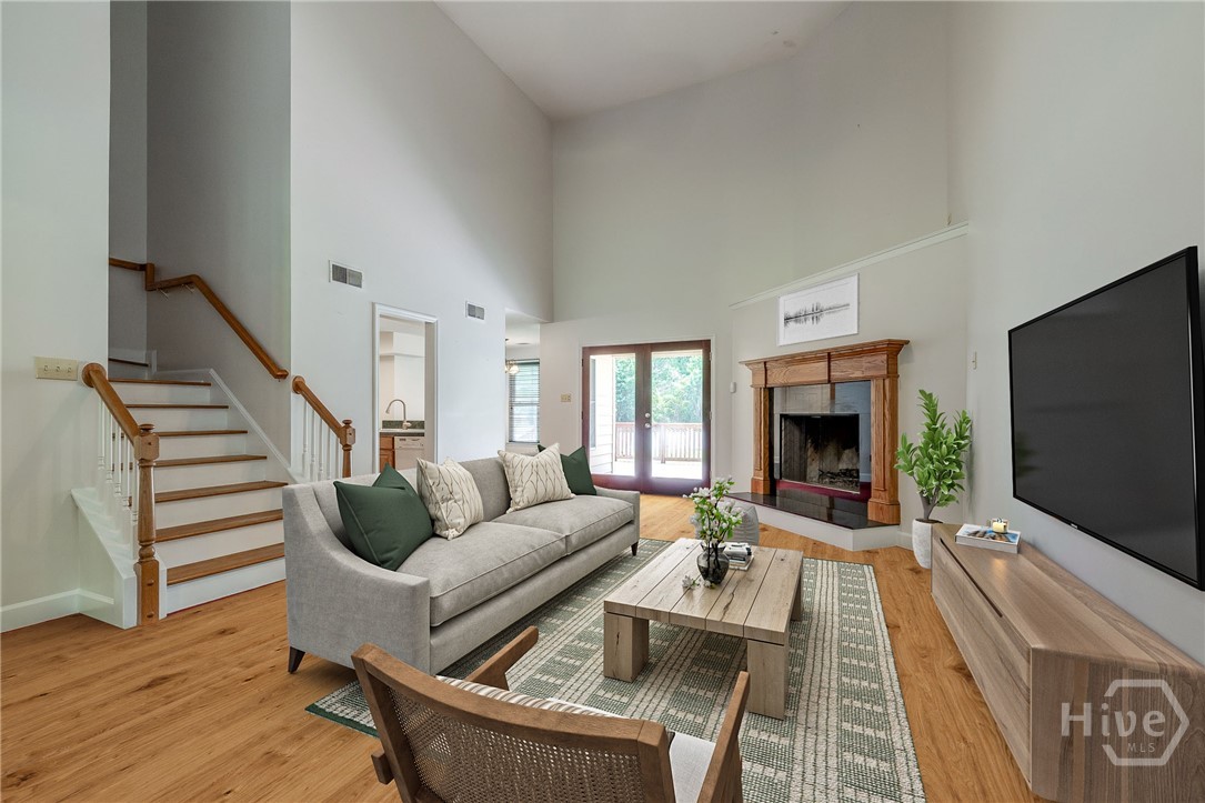 Virtually Staged Living Room