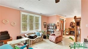 As you enter the house, there is a formal living a