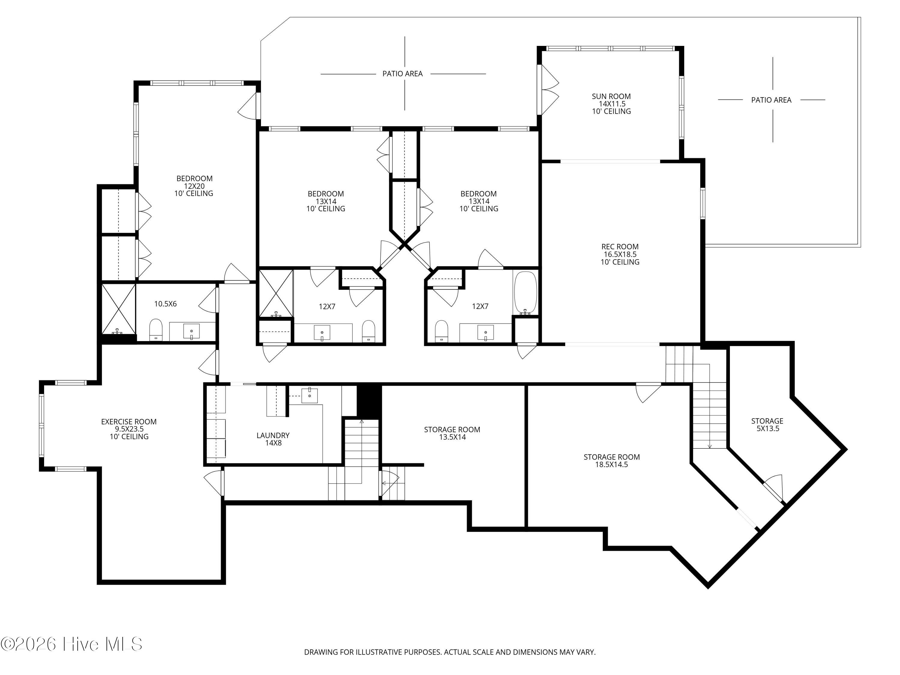 Lower Level 2420 Heated SF