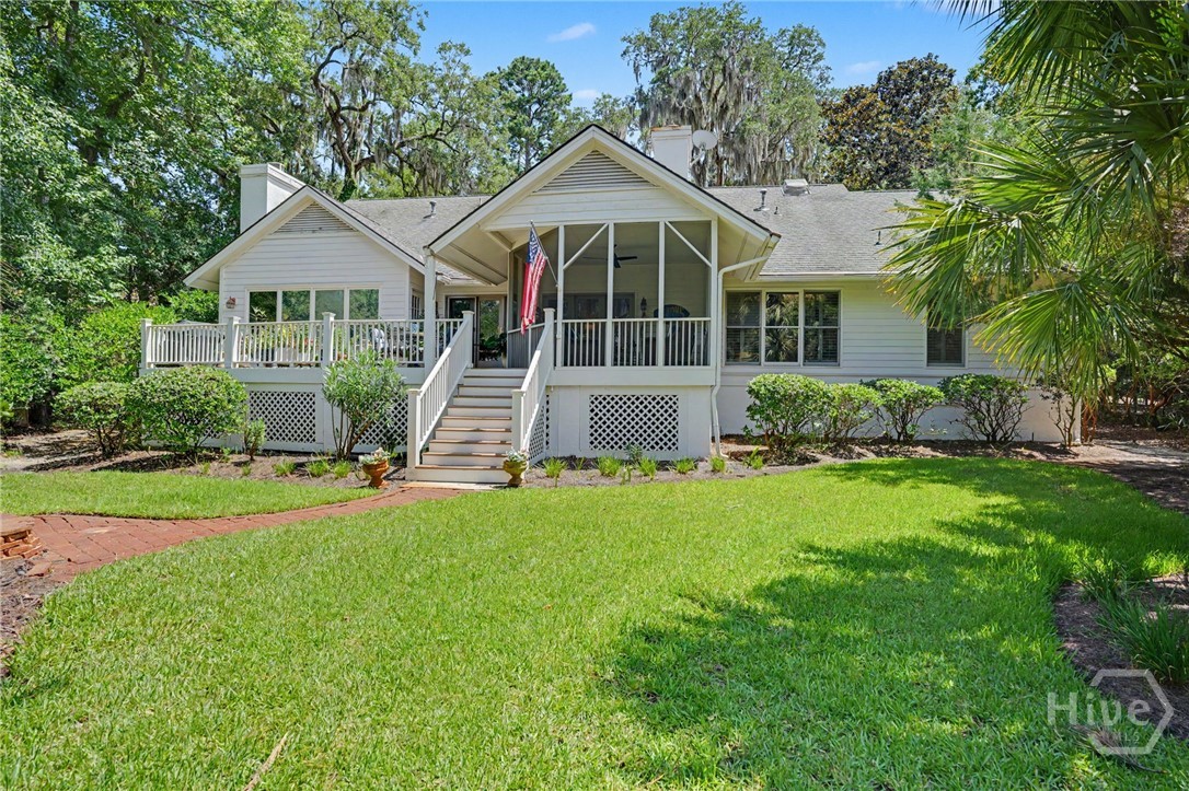 Back Elevation of the home