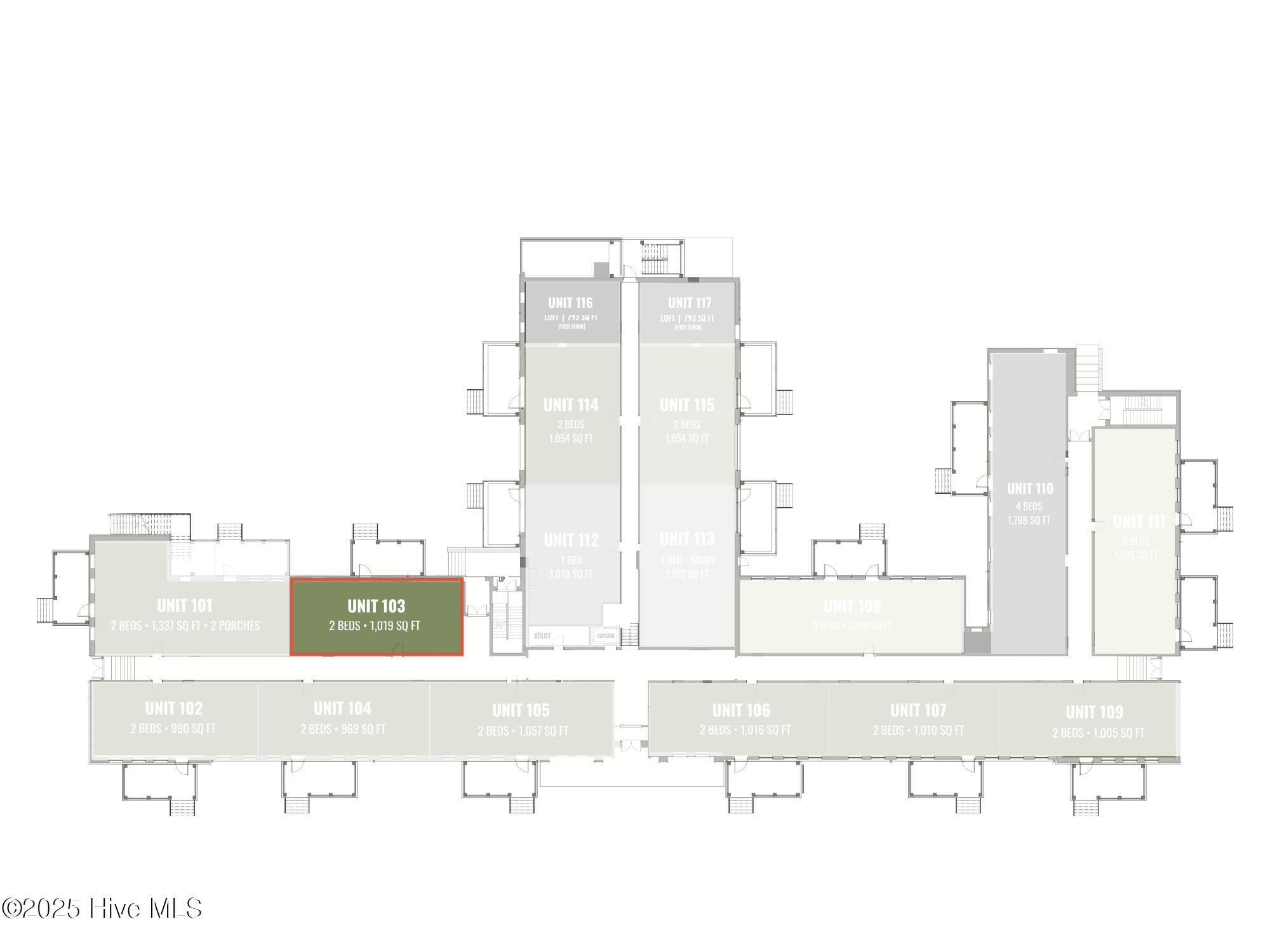 First Floor Site Map