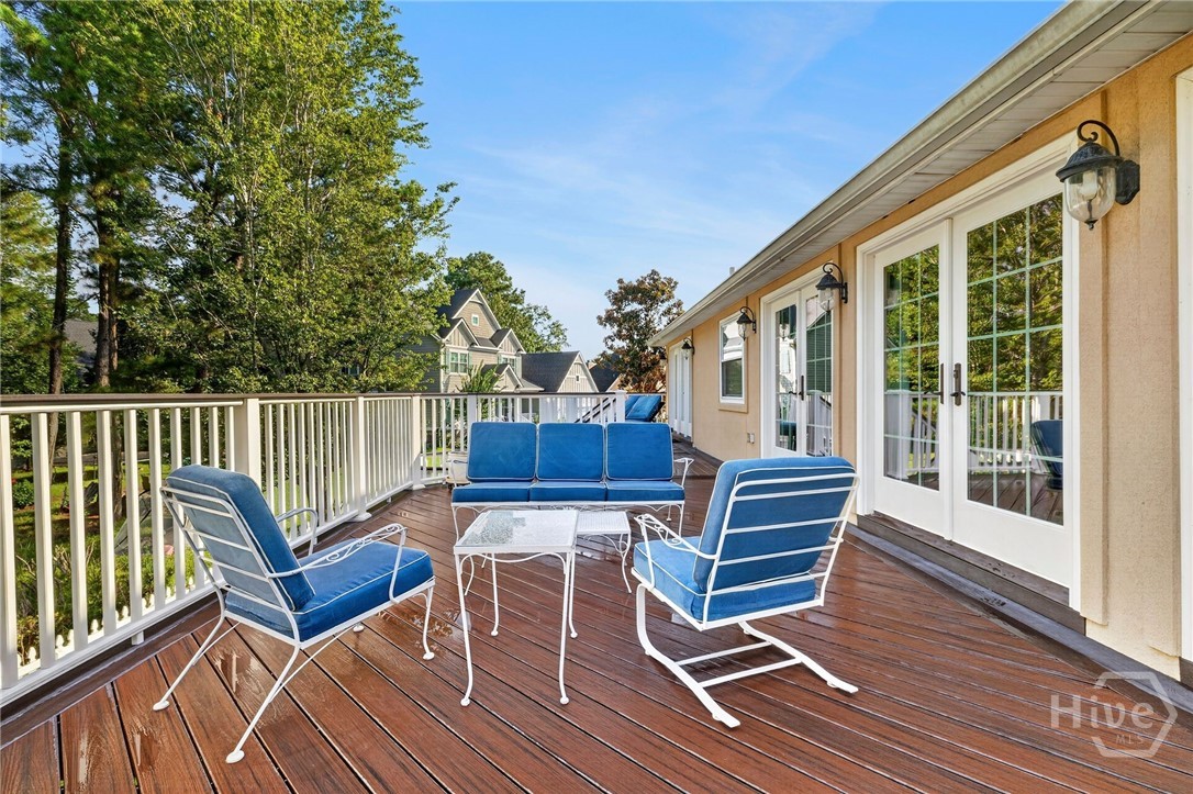 Trex Deck Overlooking the Lagoon