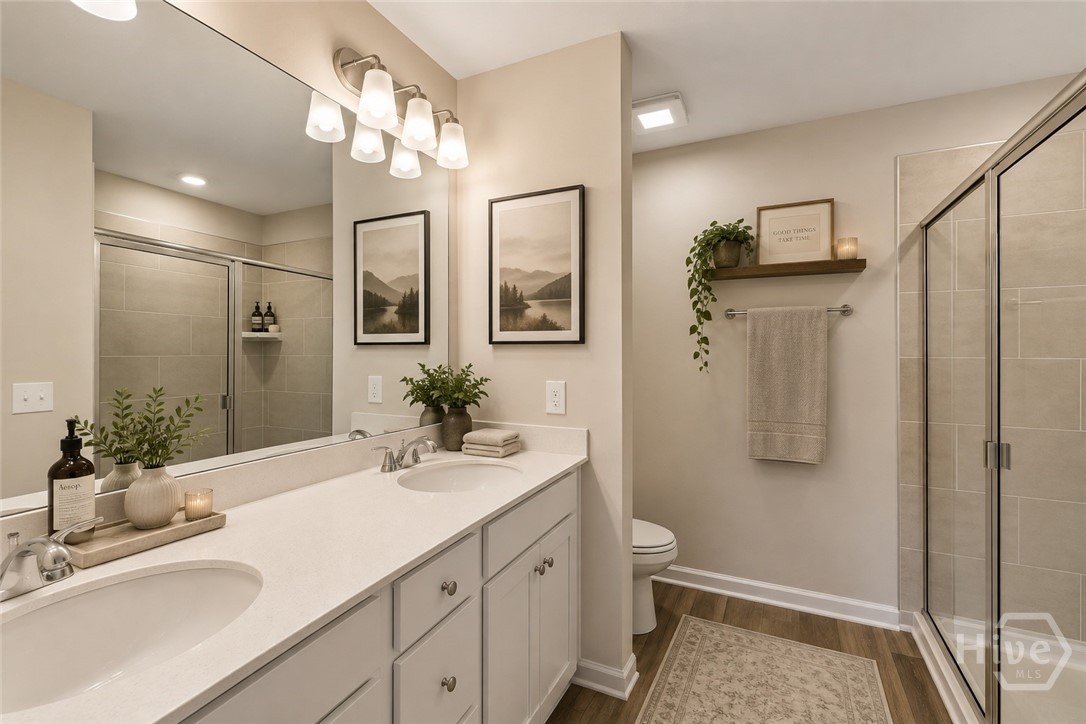 Virtually staged to help illustrate the home's design potential.