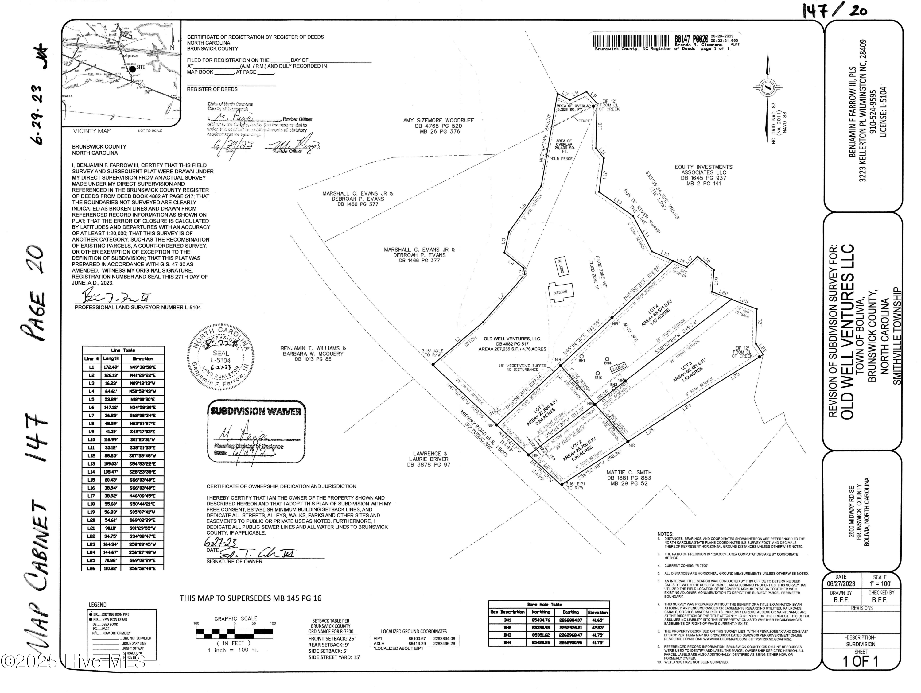 Vacant Land For Sale - LOTS 2 & 3 Midway Road<br/> Bolivia, NC 28422