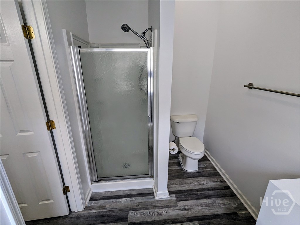 Shower in master bath.