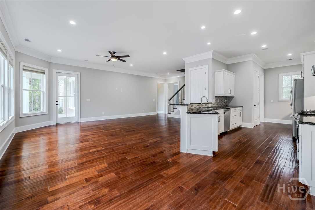 Kitchen and Living Room