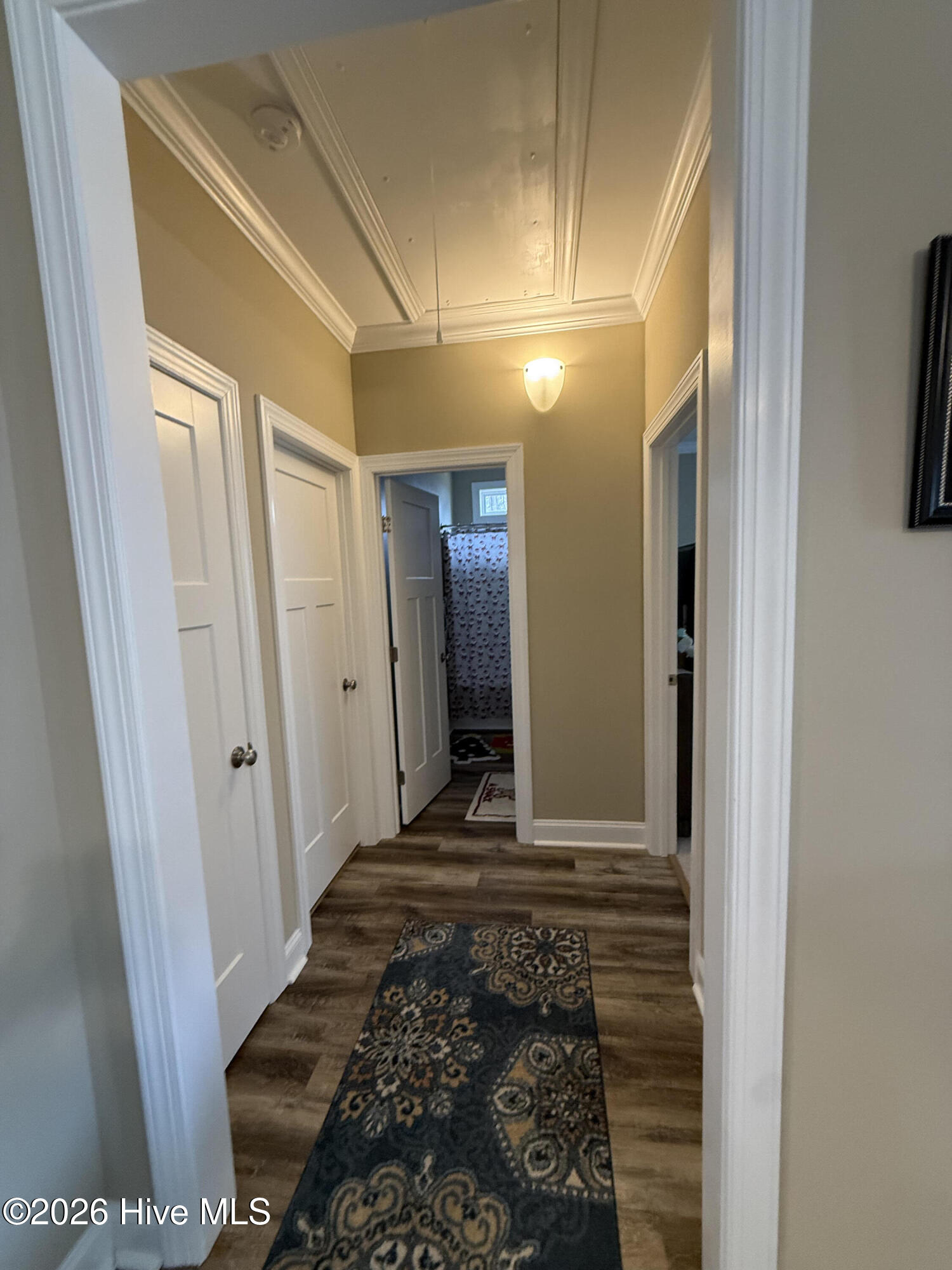 Hallway between bedrooms 2 and 3.