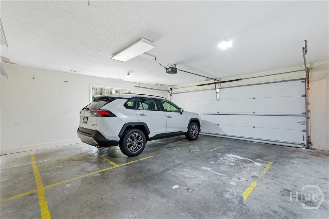 Clean and spacious garage